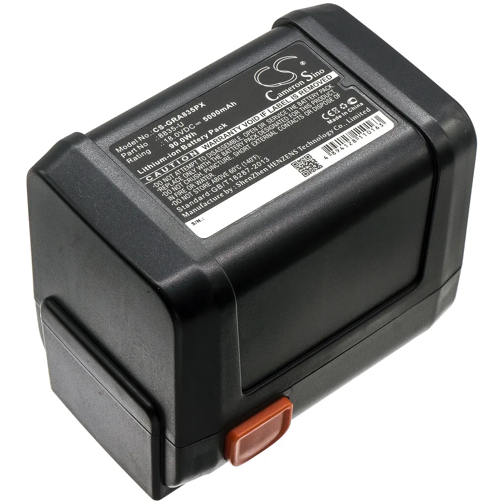 Batteri til Gardena 48-Li, 18.0V, 5000 mAh v:3459330