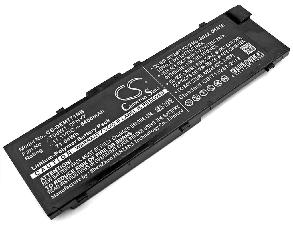 Batteri til 1G9VM for Dell, 11.1V, 6400 mAh v:2539823