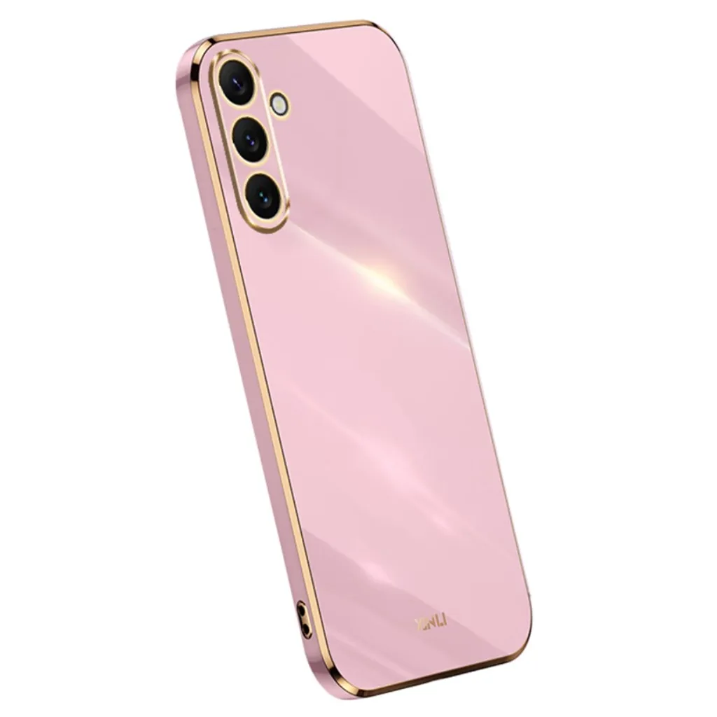 XINLI Samsung Galaxy A16 Deksel med gullramme – Lilla v:4162415