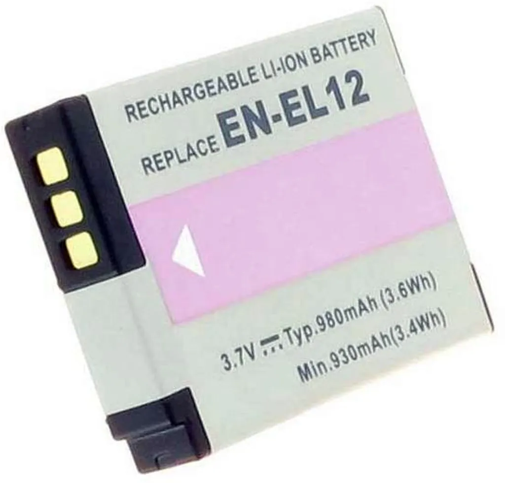 Batteri til Nikon Coolpix AW130, 3.6V (3.7V), 980 mAh v:7773105