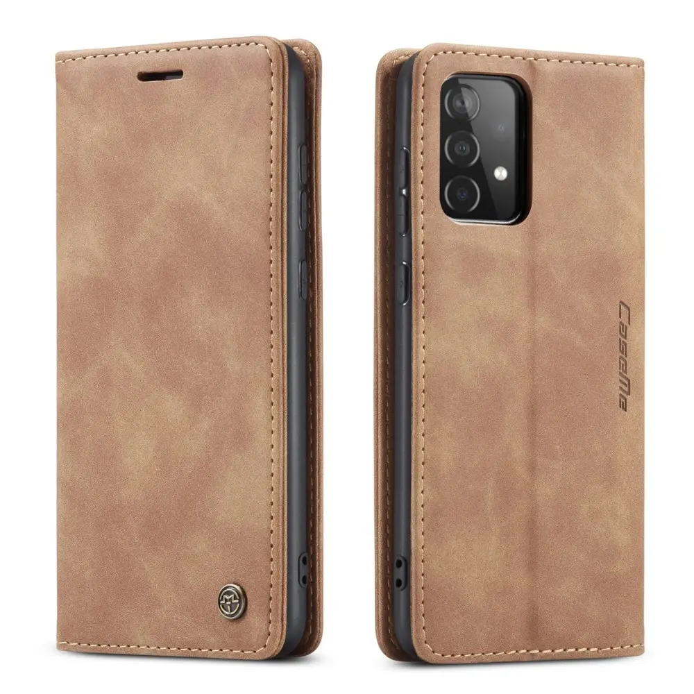 CASEME 013 Lommeboketui til Samsung Galaxy A52 4G/5G & A52s 5G – Brun v:2912214