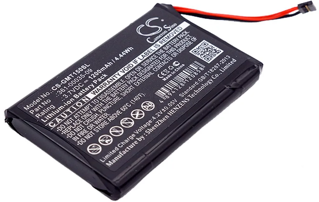 Batteri til 361-00035-09 for Garmin, 3.7V, 1200 mAh v:9738220