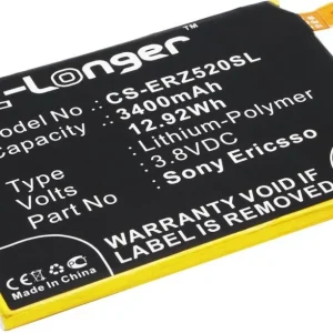 Batteri til Sony Ericsson E6853, 3.8V, 3400 mAh v:9065433