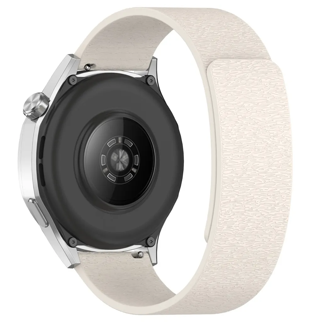 Silikonklokkerem til Samsung Galaxy Watch/Garmin Forerunner etc. – hvit v:7533308