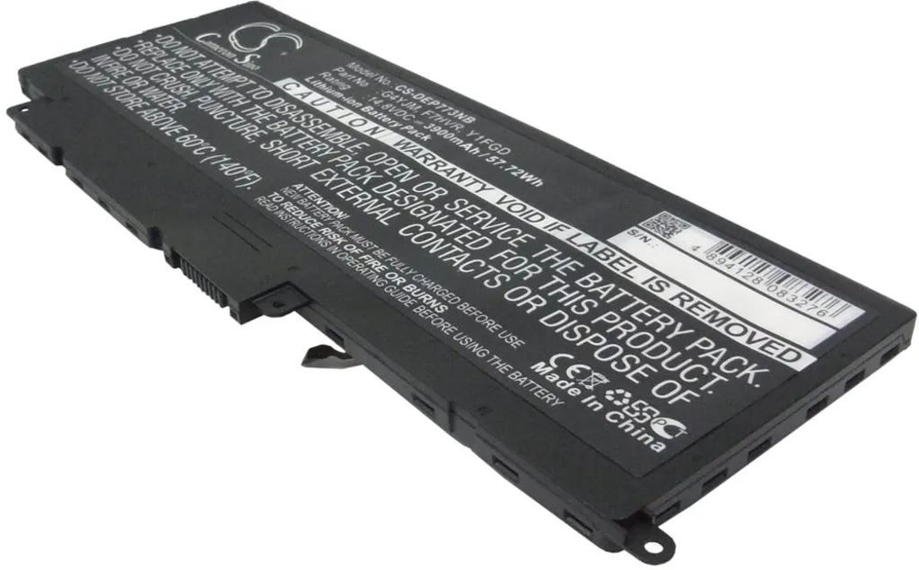 Batteri til Dell Insprion 17 7737, 14.8V, 3900 mAh v:7210448