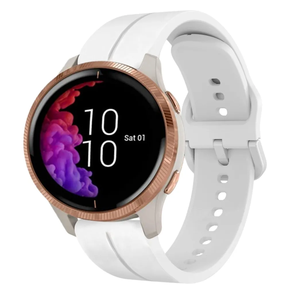 Garmin Venu Klokkereim i Silikon – Hvit v:3418284 Garmin Venu Klokkereim i Silikon – Hvit v:3418284