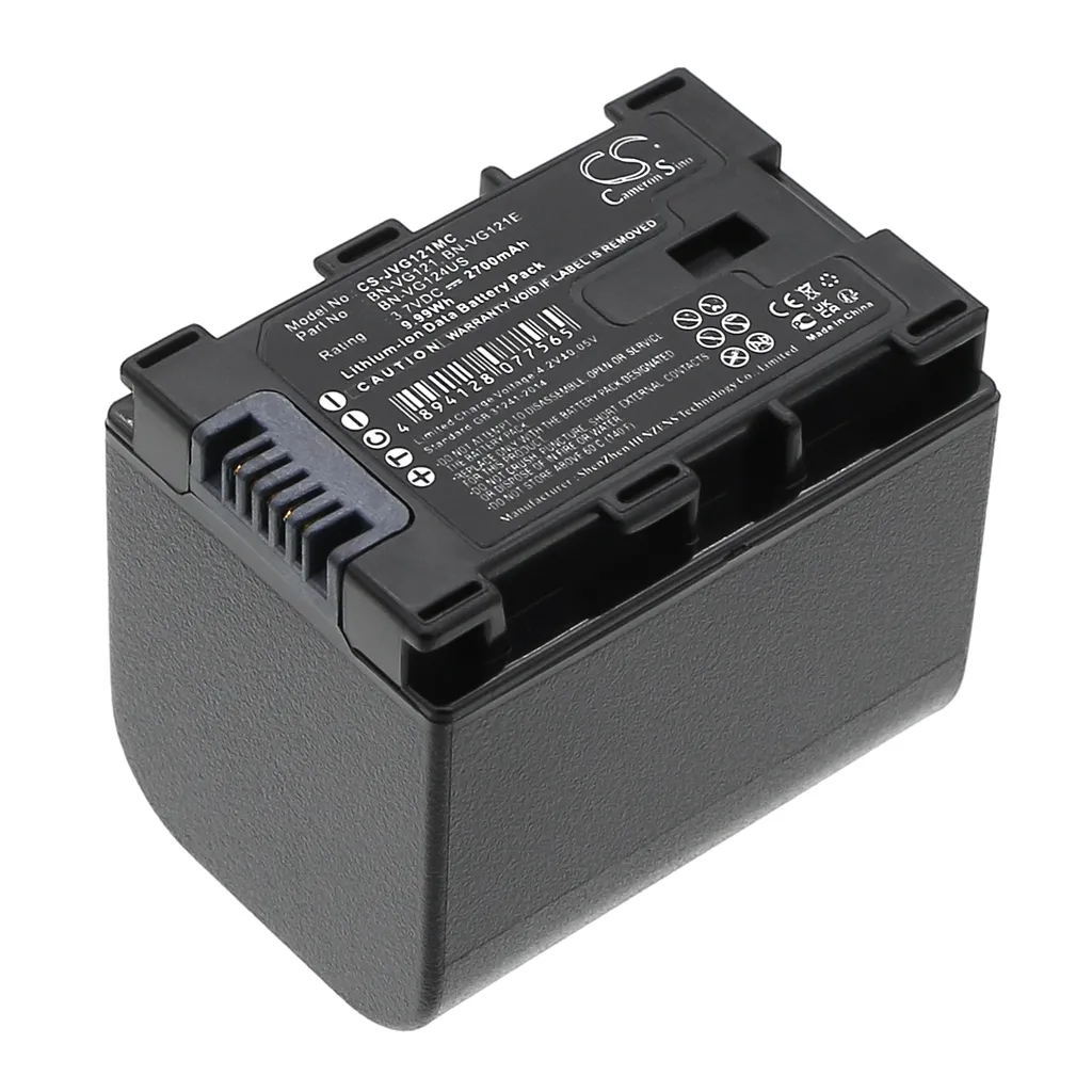 Batteri til JVC GZ-HD520BEU, 3.7V (3.6V), 2700 mAh v:8455902