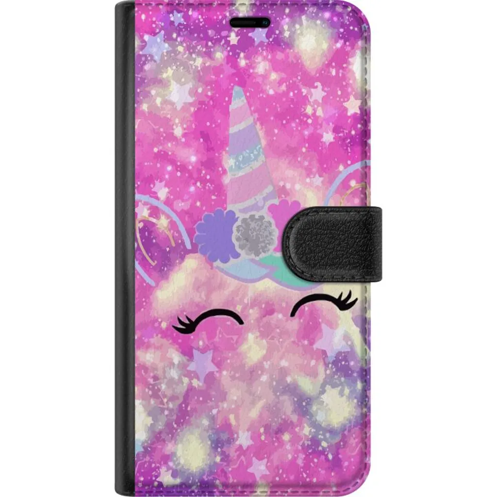 Motorola Moto G05 Sort Lommebokdeksel Glad Enhörning v:9347841 Motorola Moto G05 Sort Lommebokdeksel Glad Enhörning v:9347841