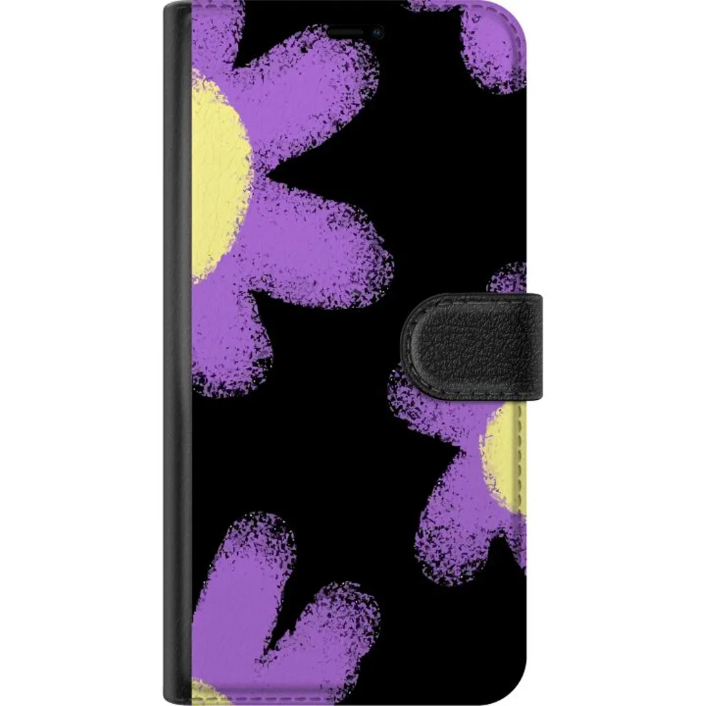 OnePlus Nord 2T Sort Lommebokdeksel Blomsterskrud v:5761774