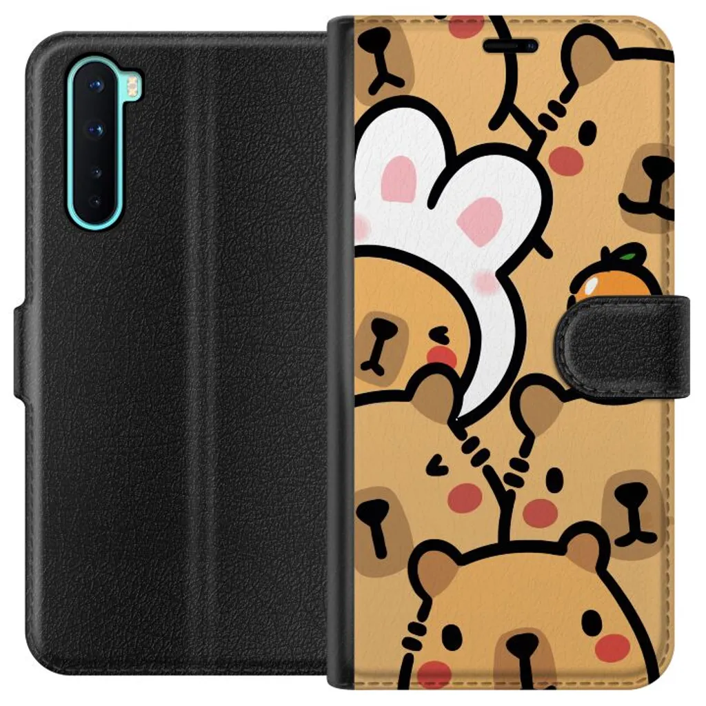 OnePlus Nord Sort Lommebokdeksel Kapivara v:2259514