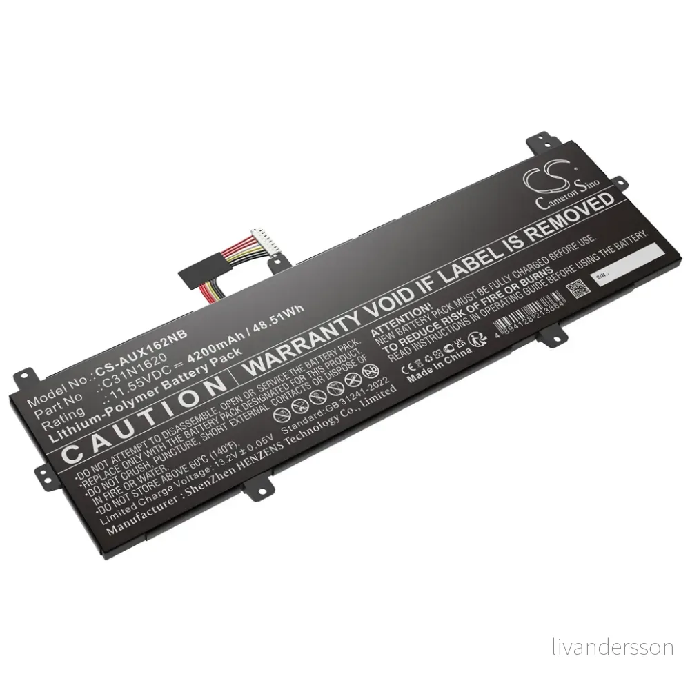 Batteri til Zenbook UX430UQ-GV047R, 11.55, 4200mAh v:1030882