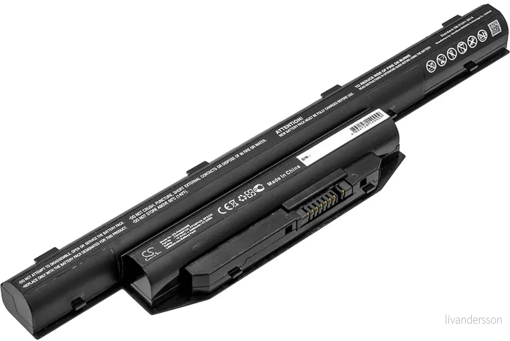 Batteri til FPBO300S for Fujitsu, 10.8V, 4400 mAh v:7302784