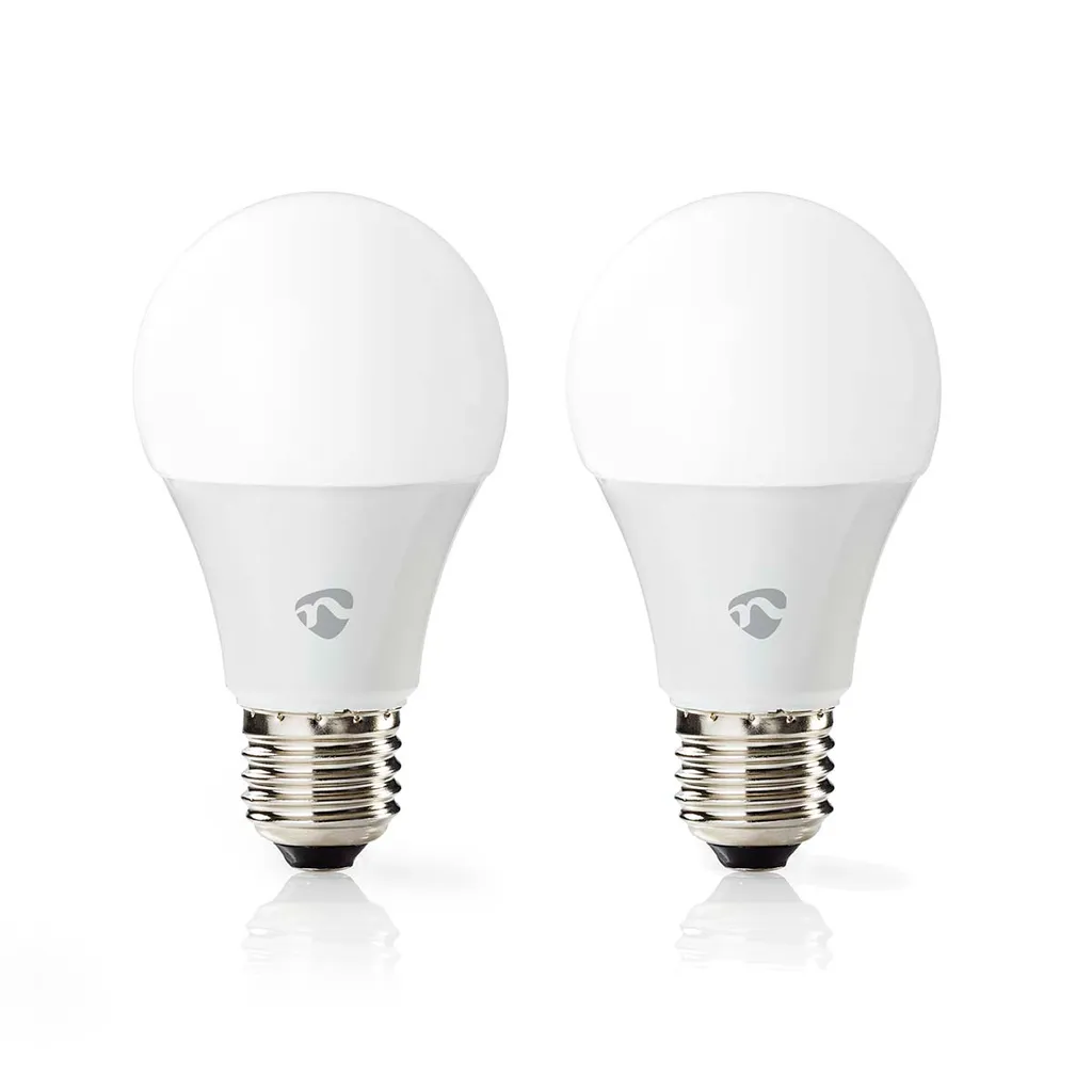 Nedis SmartLife Fullfarge lyspære, Wi-Fi, 9W – Hvit v:5164123