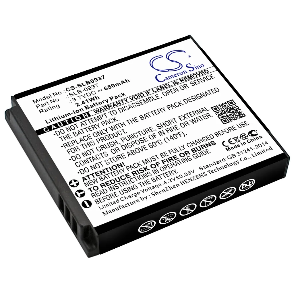 Batteri til Samsung NV33, 3.6V (3.7V), 900 mAh v:3359161