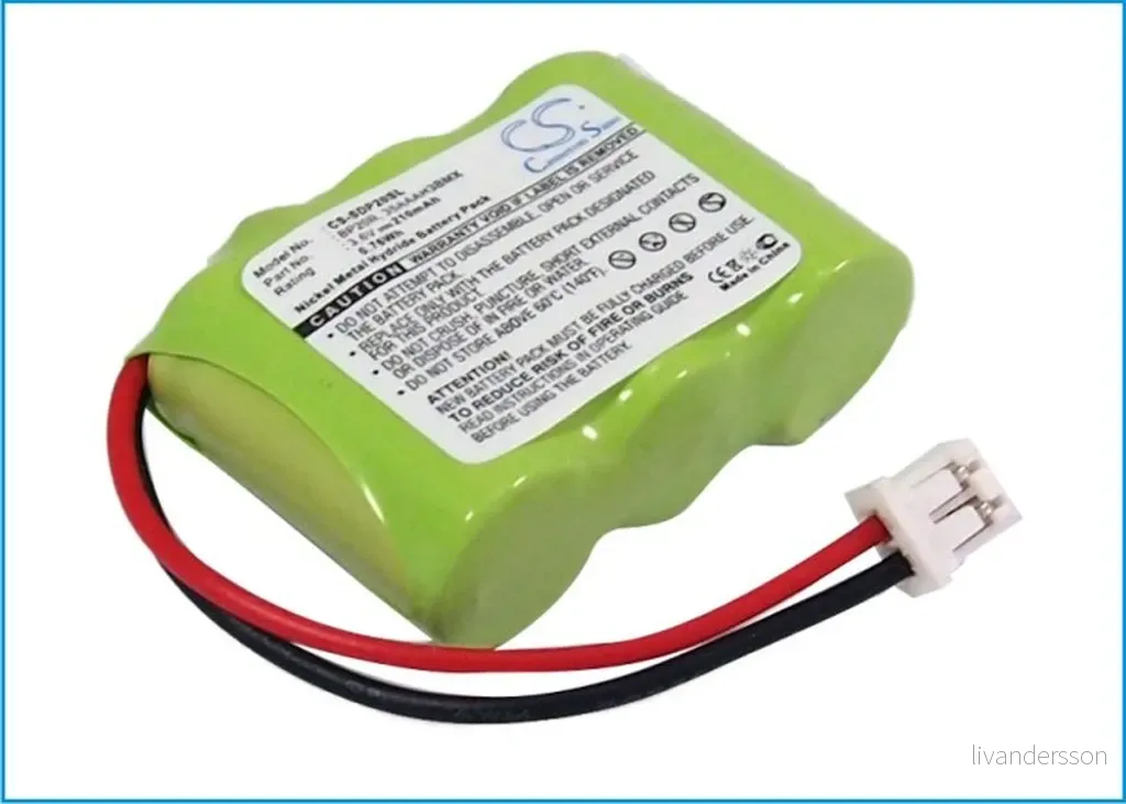 Batteri til Dogtra 2 Dog Model Collar, 3.6V, 210 mAh v:2118715