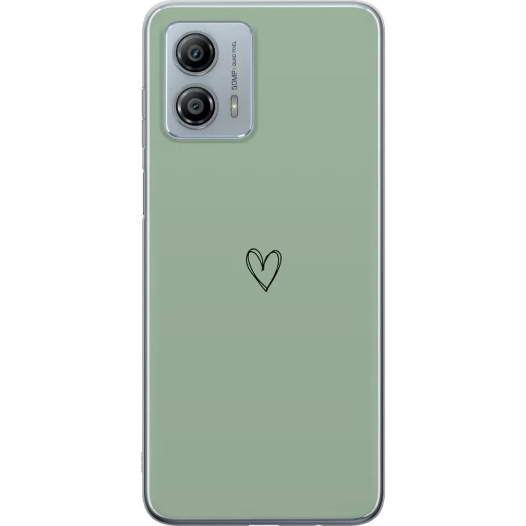 Motorola Moto G53 Gjennomsiktig Telefondeksel Hjärta v:3655636