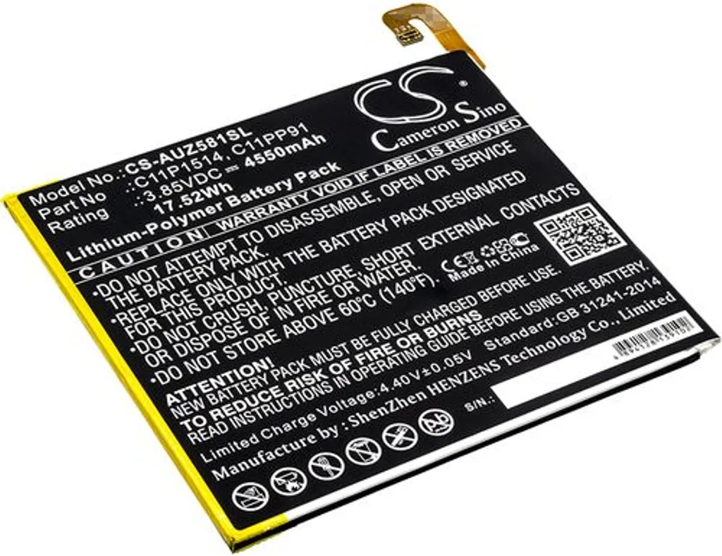 Batteri til Asus Z581KL, 3.85V, 4550 mAh v:3512355