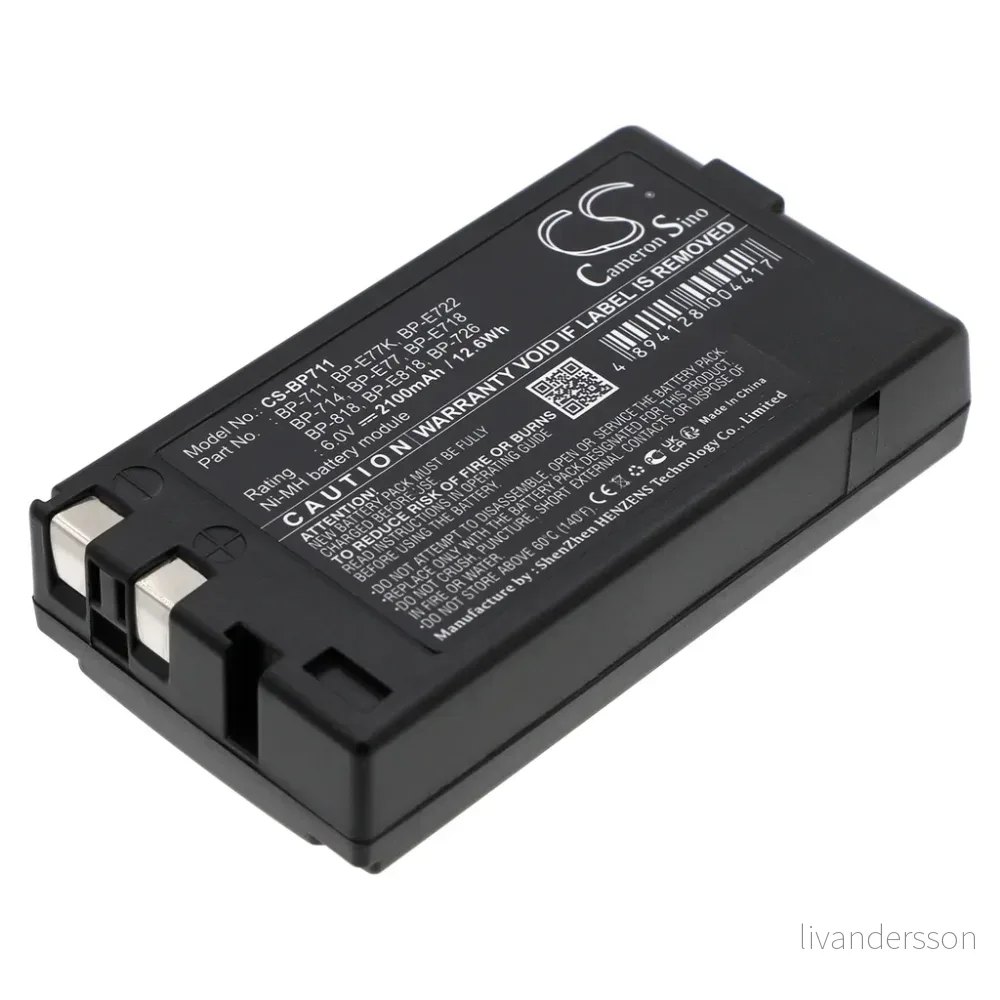 Batteri til Canon A2 HI, 6V, 2100 mAh v:3953089 Batteri til Canon A2 HI, 6V, 2100 mAh v:3953089