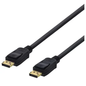 Deltaco DisplayPort Kabel 4K UHD, DP 1.2, 2m – Svart v:4086352