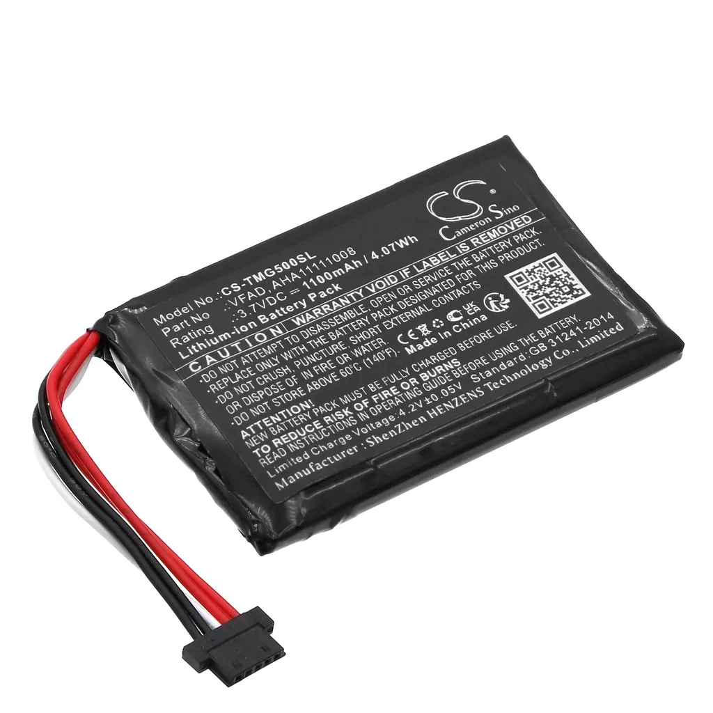 Batteri til AHA11111008 for Tomtom, 3.7V, 1100 mAh v:1629623