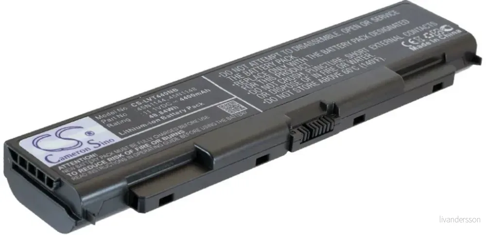 Batteri til 45N1779 for Lenovo, 11.1V, 4400 mAh v:6633538