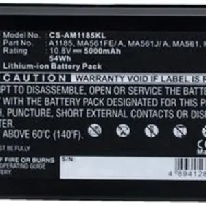 Batteri til Apple MacBook 13"" MA701J/ A, 10.8V, 5000 mAh v:5925956 Batteri til Apple MacBook 13"" MA701J/ A, 10.8V, 5000 mAh v:5925956