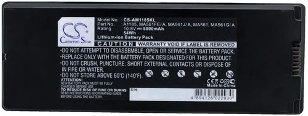 Batteri til Apple MacBook 13"" MA701J/ A, 10.8V, 5000 mAh v:5925956
