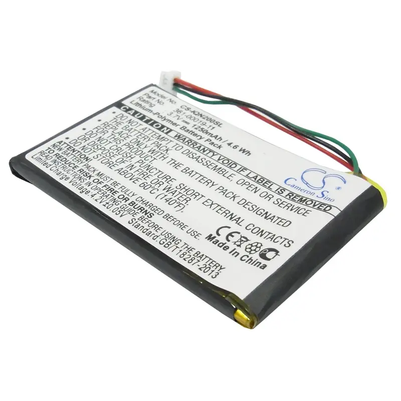 Batteri til Garmin Nuvi 205W, 3.6(3.7V), 1250 mAh v:6029587 Batteri til Garmin Nuvi 205W, 3.6(3.7V), 1250 mAh v:6029587