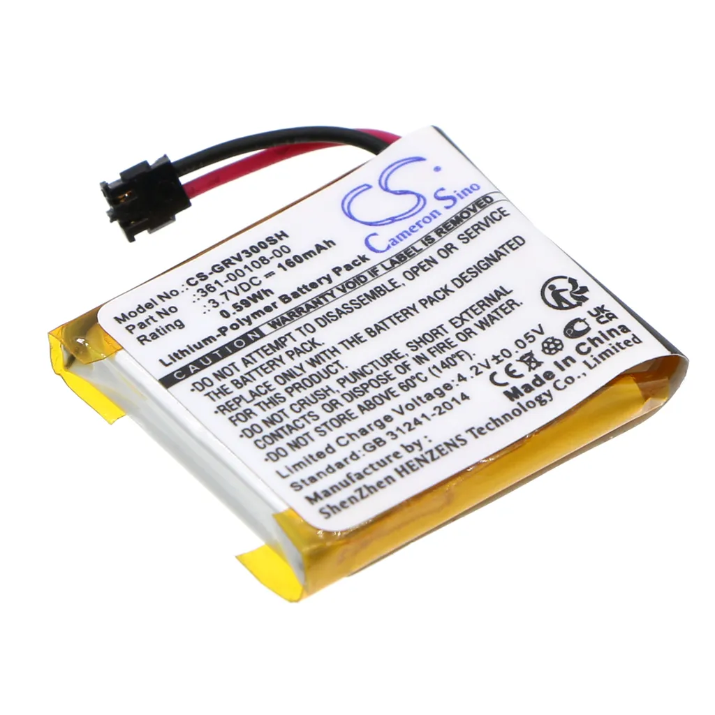 Batteri til 361-00108-01 for Garmin, 3,7V, 160mAh v:8660419 Batteri til 361-00108-01 for Garmin, 3,7V, 160mAh v:8660419
