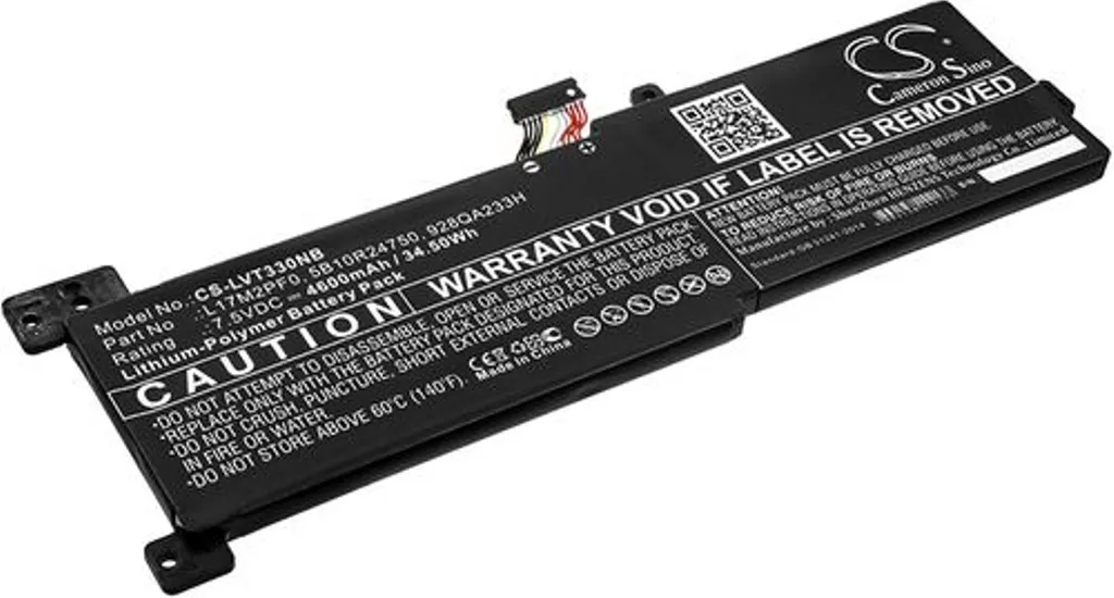 Batteri til L17M2PF1 for Lenovo, 7.5V, 4600 mAh v:6911507