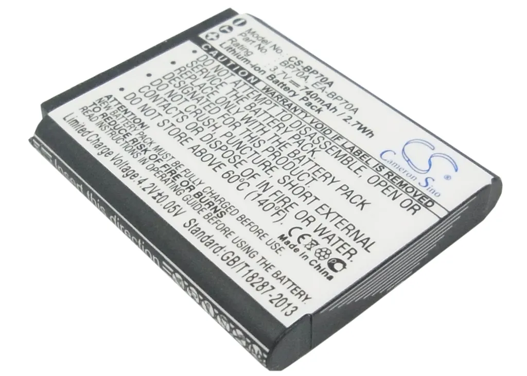 Batteri til Samsung PL20, 3,7, 740mAh v:5466350