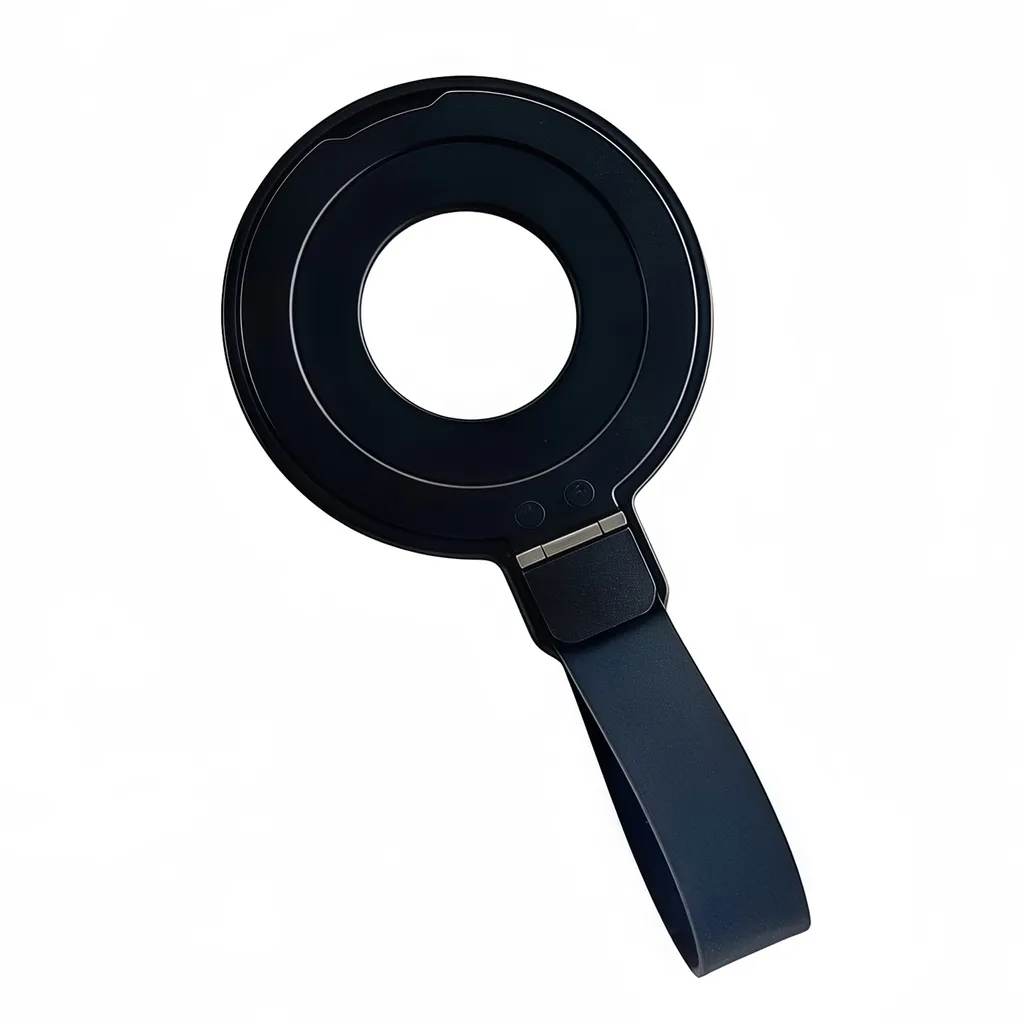 Magnetisk ringtelefonholder med silikonbånd Magsafe – svart v:2763223