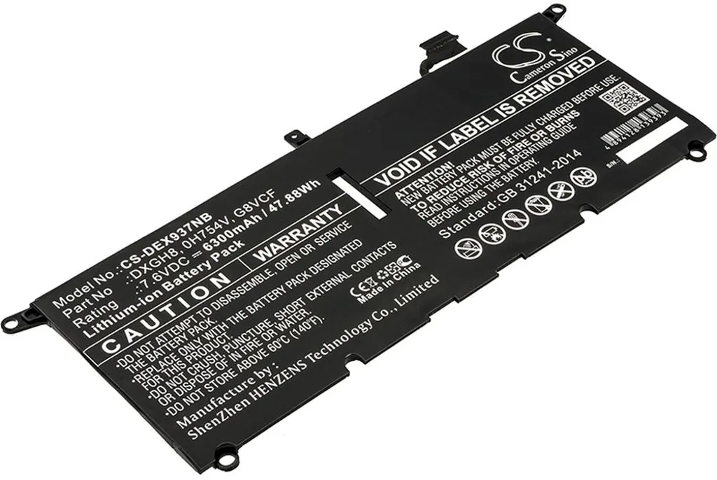 Batteri til Dell XPS 13-9370-D1605G, 7.6V, 6300 mAh v:7203688