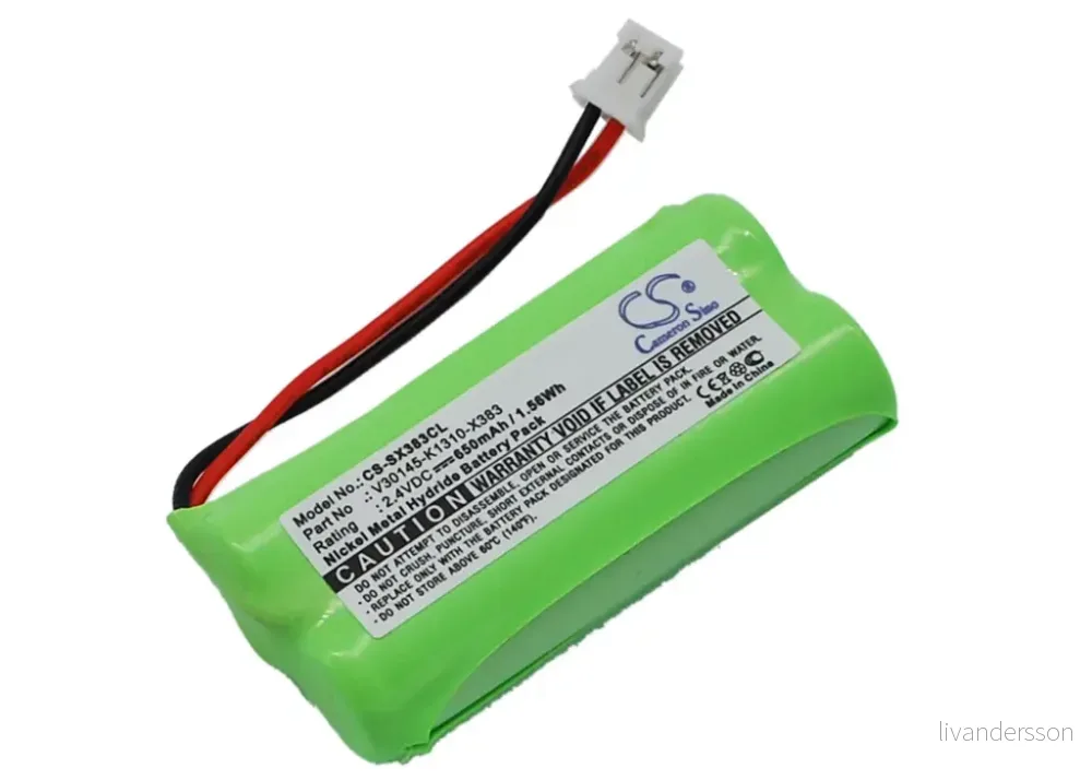Batteri til Siemens Gigaset AL140, 2,4V, 650 mAh v:6117126
