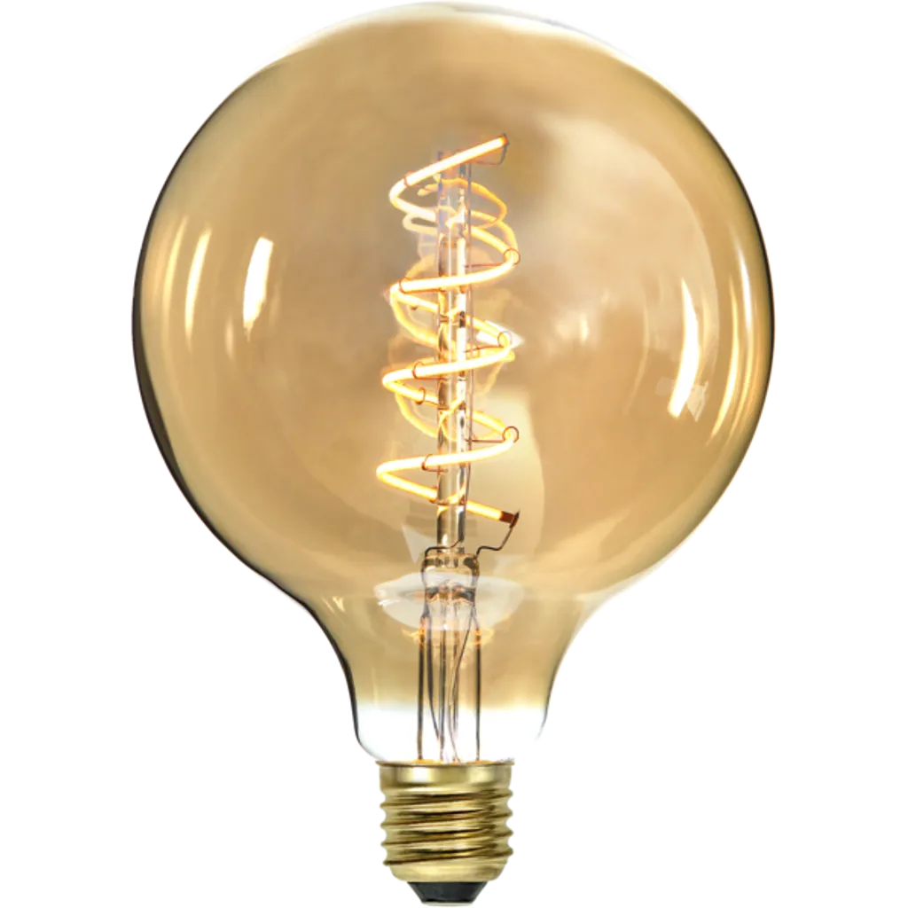 LED-lampe E27 G125 Decoulated Spiral Amber v:6465594