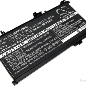 Batteri til Hp Pavilion 15-BC006NA, 11.55V, 5100 mAh v:3549811 Batteri til Hp Pavilion 15-BC006NA, 11.55V, 5100 mAh v:3549811