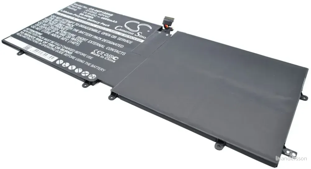 Batteri til 0D10H3 for Dell, 14.8V, 4600 mAh v:8737380
