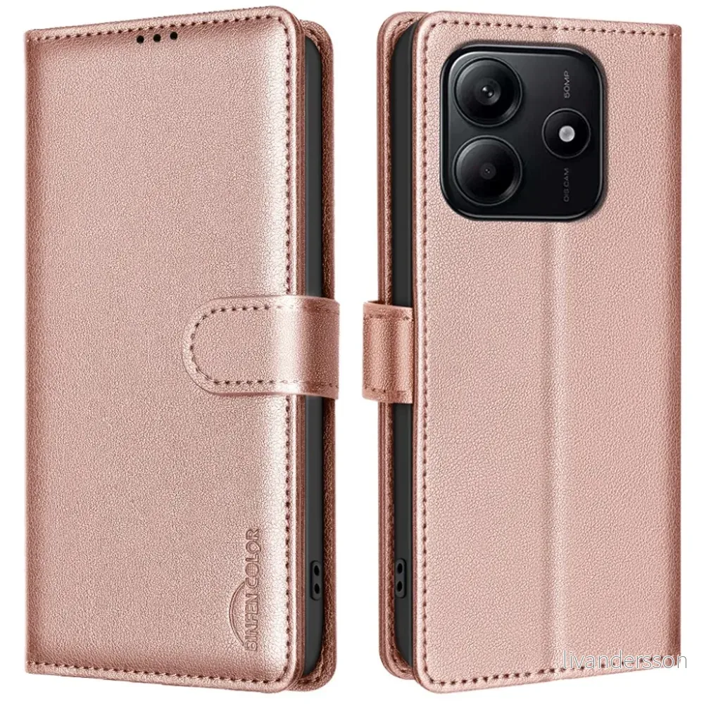 BINFEN COLOR Xiaomi Redmi Note 14 4G Etui – Rose gull v:2598603