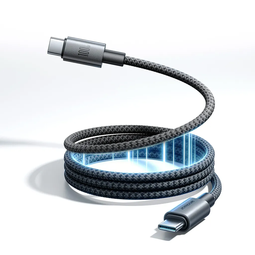 Joyroom MagEase 100W magnetisk selvinntrekkende kabel USB-C til USB-C, 1,2 m v:5151743
