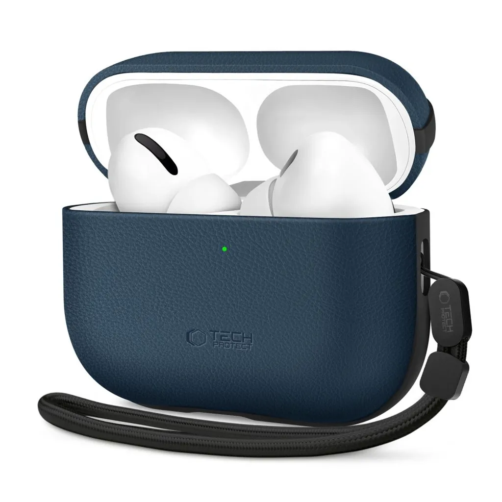 Tech-Protect NaturalFit Deksel for AirPods Pro 3 – Mørk blå v:8106258