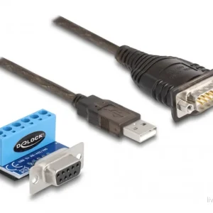 Delock-adapter USB 2.0 til 1 x seriell RS-422/485 v:6310043 Delock-adapter USB 2.0 til 1 x seriell RS-422/485 v:6310043