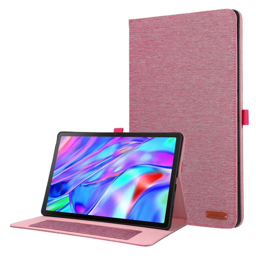 Lenovo Idea Tab Plus Lommeboketui med Stativ og Kortholder – Rosa v:8222749