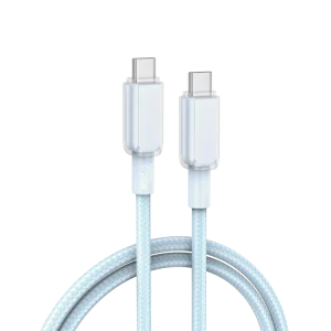 SiGN USB-C til USB-C-kabel 60W, 1m – Blå v:5107167
