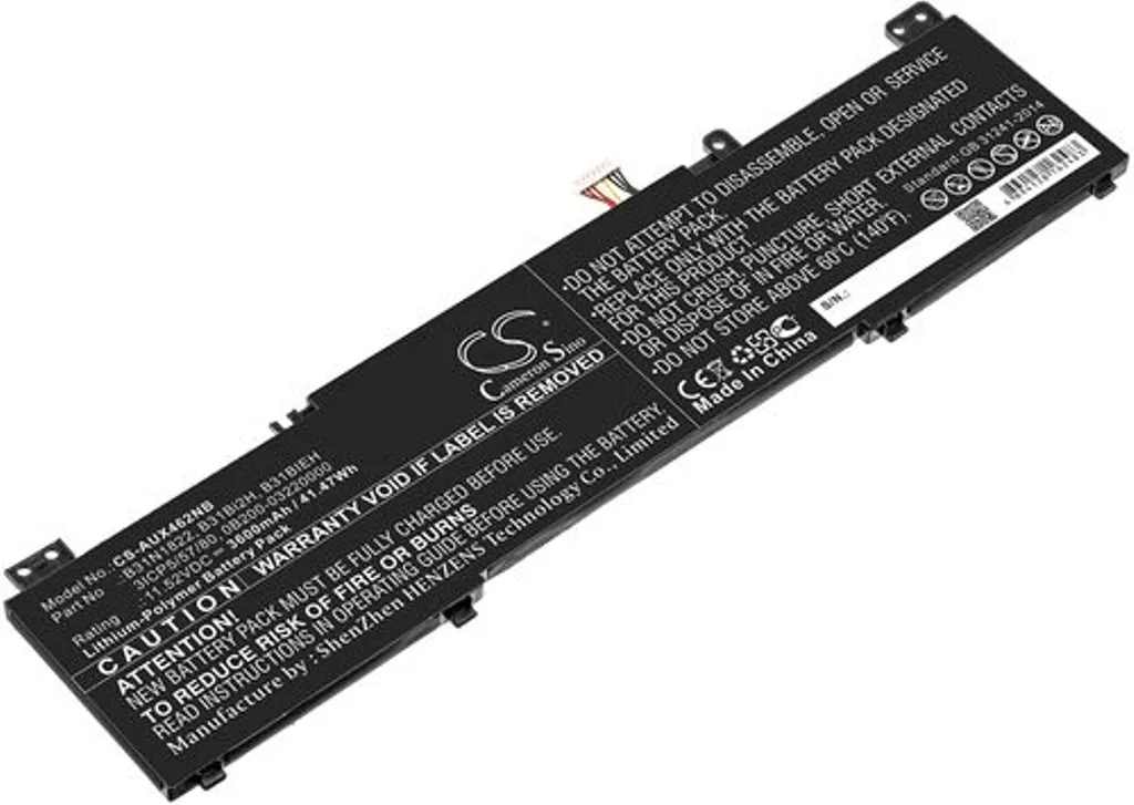 Batteri til Asus Zenbook Flip 14 TM420IA-EC093T, 11.52V, 3600 mAh v:3896883
