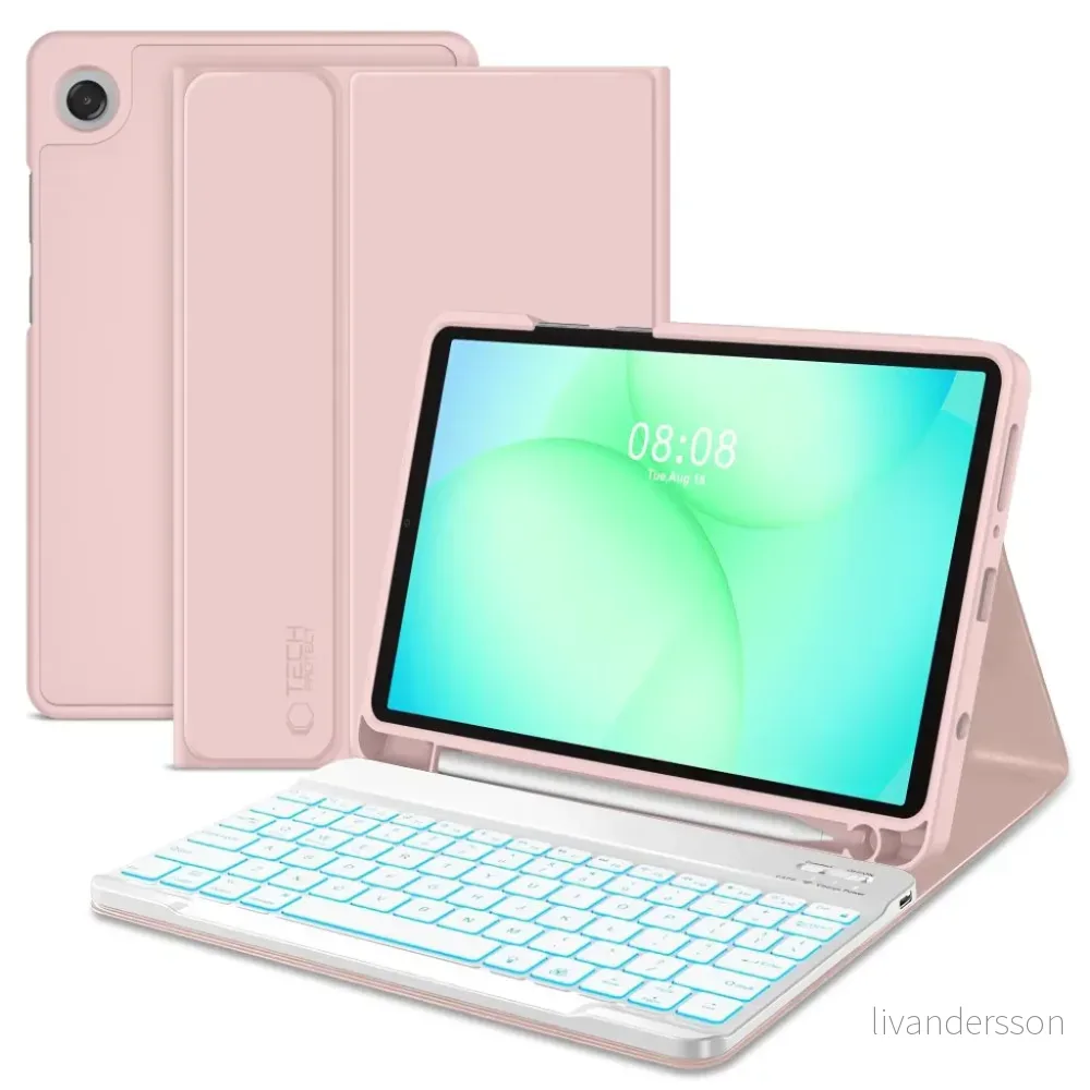 Tech-Protect SC Pen Etui til Samsung Galaxy Tab A9/A11 – Rosa v:5755526