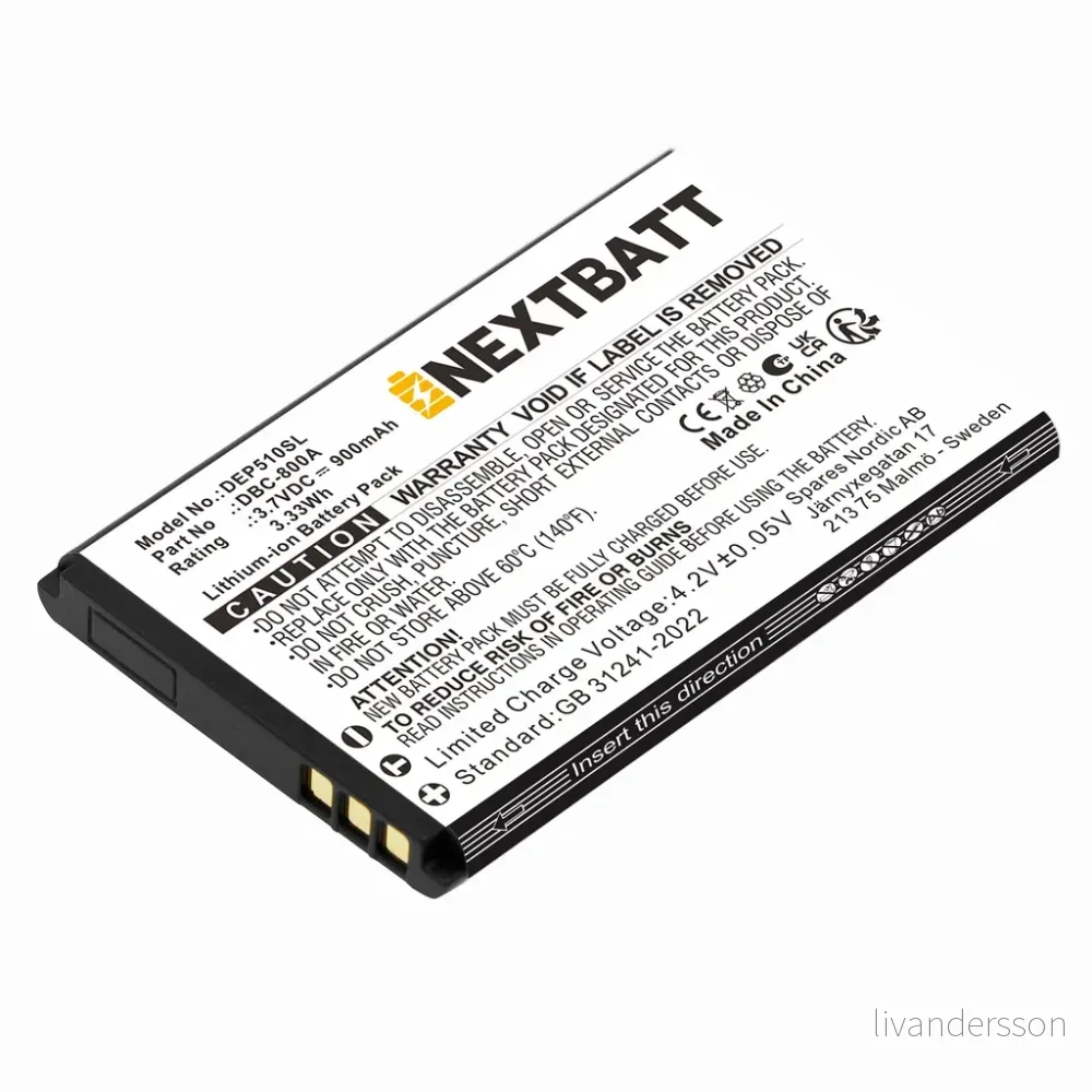 Batteri til Doro 5516, 3,7V, 900mAh v:7298410