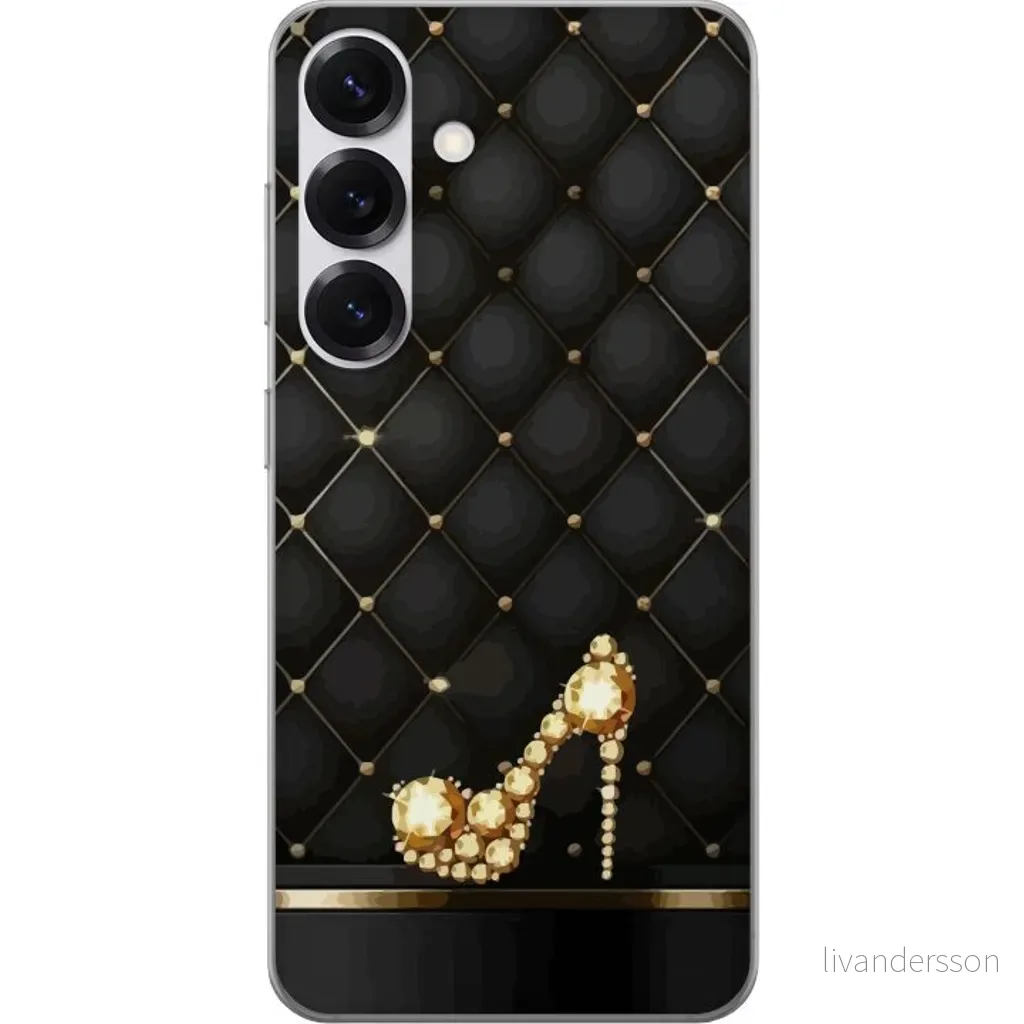 Samsung Galaxy S25 Gjennomsiktig Telefondeksel Lyxig Sko v:2911598
