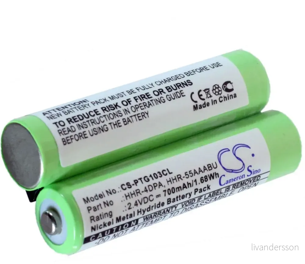 Batteri til Panasonic KX-TG6434PK, 2.4V, 700 mAh v:9504278