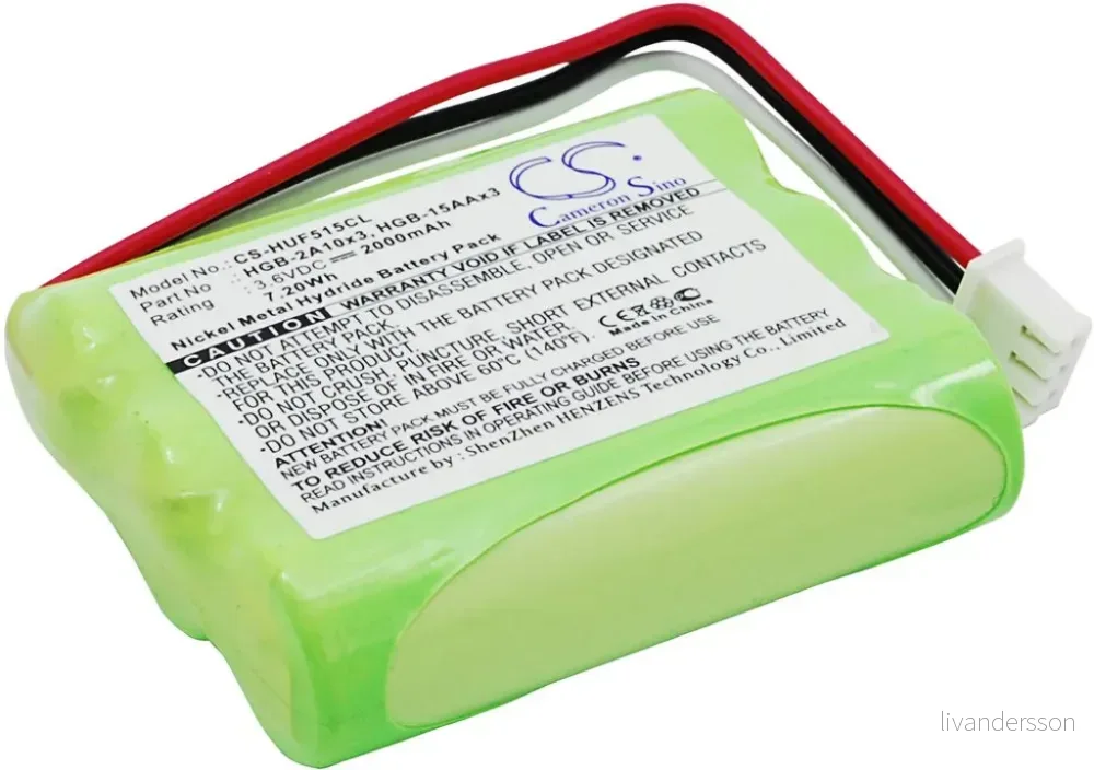 Batteri til Huawei ETS5623, 3.6V, 2000 mAh v:3317578