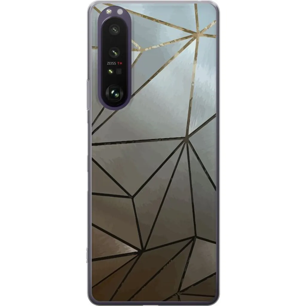 Sony Xperia 1 III Gjennomsiktig Telefondeksel Mönster Rosé v:8318037